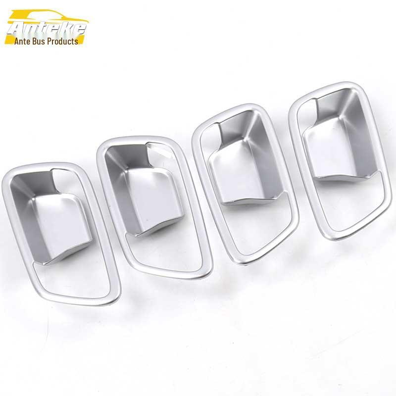 

KX7 Interior Door Handle Anti-Scratch Bowl Decoration Frame and Sequins