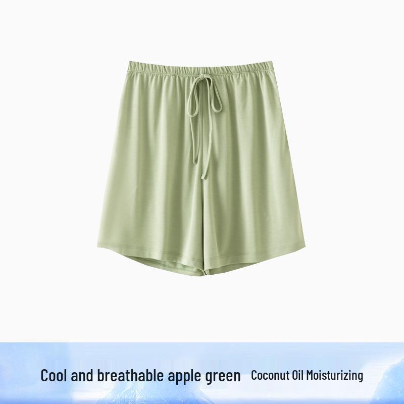 Summer Women's Ice Silk Modal Pajama Shorts - Versatile for Outdoors and Lounging