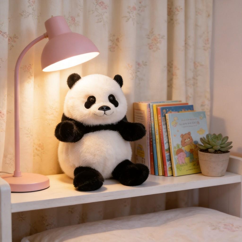 Panda Kuscheltier Wende-Weiches Stofftier Kindergeschenk Für Kinder