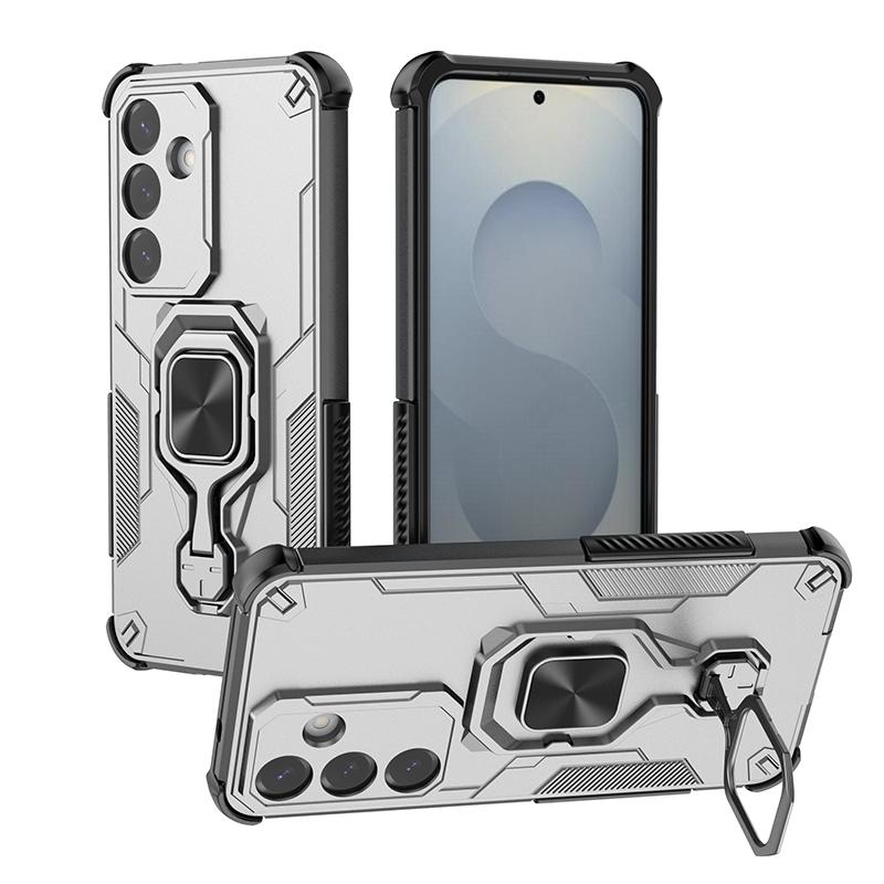 Camera Protection Magnetic Stand Phone Case for Samsung Galaxy S25 Ultra Edge S25 FE Plus 5G Ring Holder Back Cover