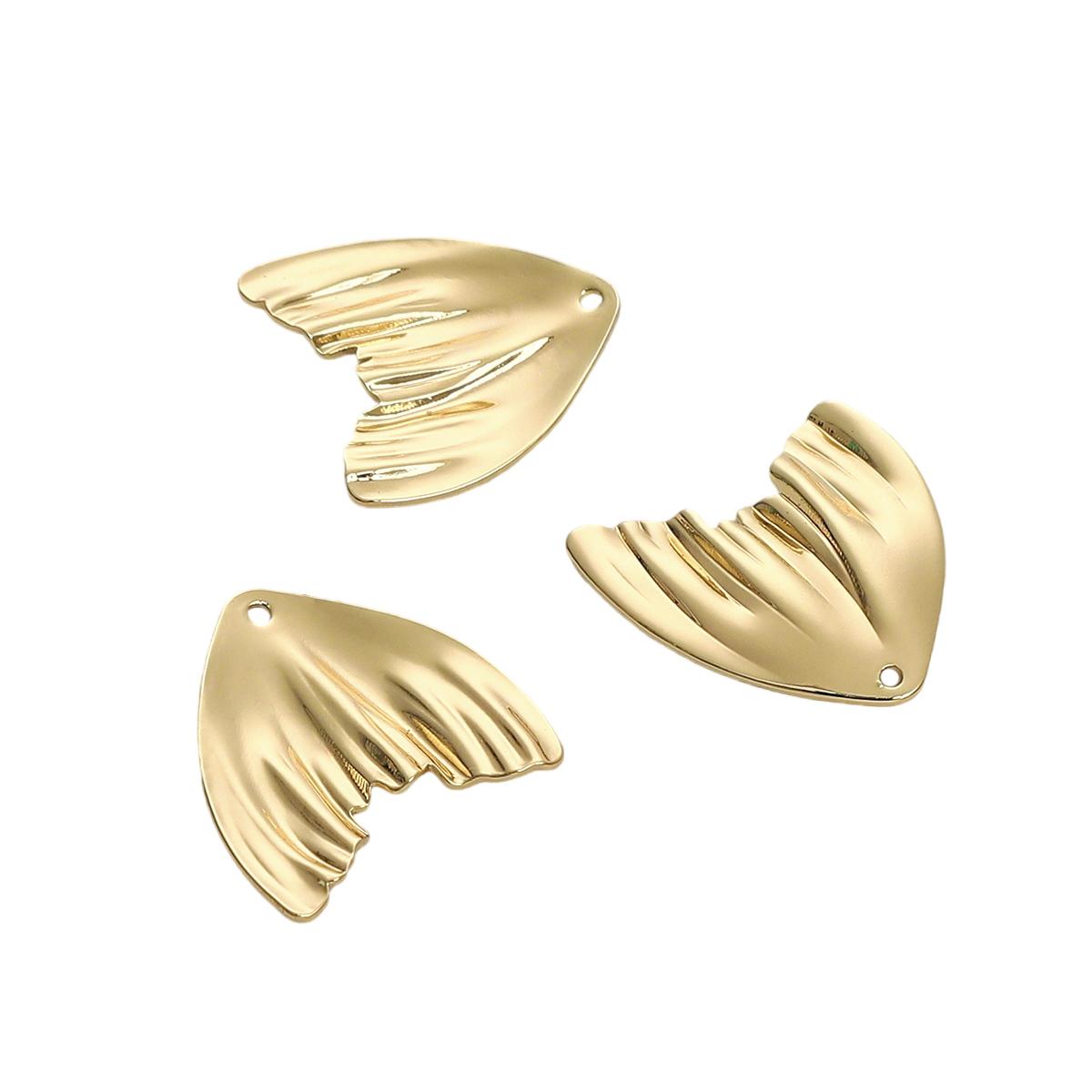 

Медный трехмерный маленький рыбий хвост кулон для изготовления ювелирных изделий своими руками, аксессуары для рукоделия 16x16mm