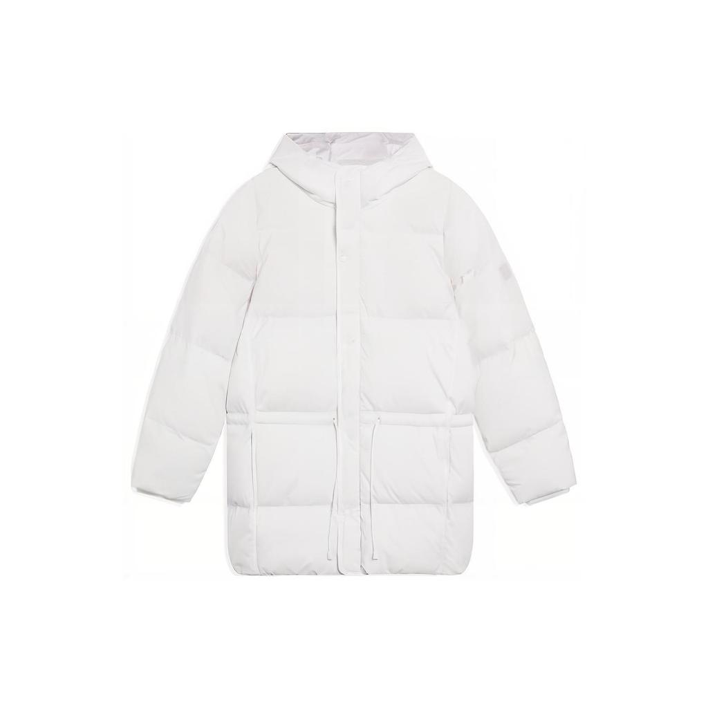 Li Ning Thickened Warm Trendy Casual Mid-Length Duck Down Jacket Unisex outerwear AYMS032-5