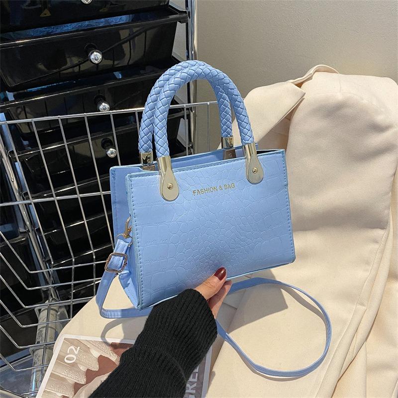 Bag Women's Bag Fashion Trend Casual Portable Small Square Bag Retro One Shoulder Crossbody Women's Small Square Bag