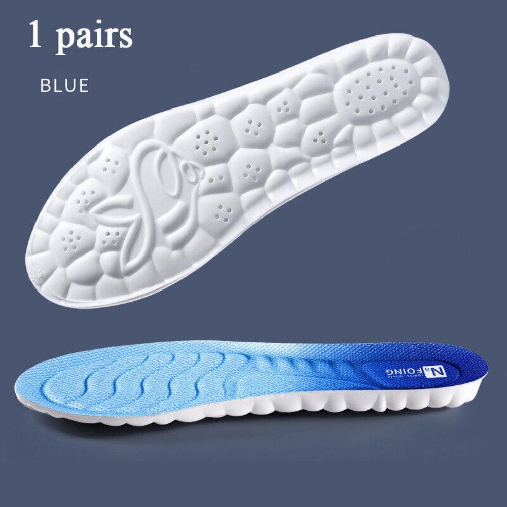 PU Technology Insoles Orthopedic Shoes Pad Shock Absorption 4D Insole Women
