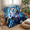 Chelsea FC Theme blanket Soft Flannel Blanket Plush Throw Blanket Cozy Sofa Bed Blanket for Home Decor