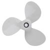 Marine Propeller with 3 Blades Boat Propeller Durable 9X7‑1 2‑C Aluminum Outboard Fittings