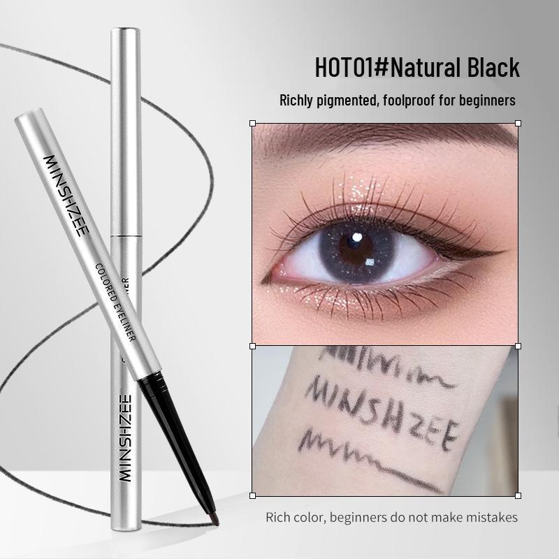 Mingxizhi Aegyo Sal Waterproof Eyeliner Gel Pencil - Smooth, Sweatproof, Smudge-Proof (Shade 3013)