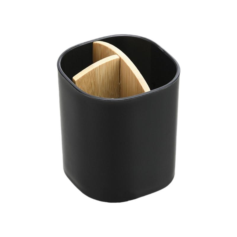 

Fashionable Kids Electric Toothbrush Holder with Compartments Convenient Portable for Organized Bathroom Accessory K617 чорний