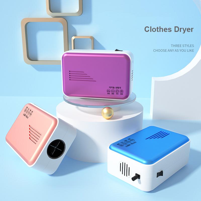 110V 220V Portable Electric Clothes Dryer Mite Removal Multifunctional Warm Wind Heater Warm Blanket Drying Shoes Pet Hair Dryer