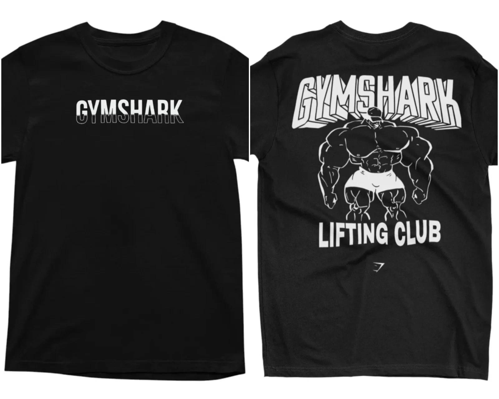 Футболка Gymshark Lifting Club Графическая футболка для фитнеса Унисекс S-5XL 1 S
