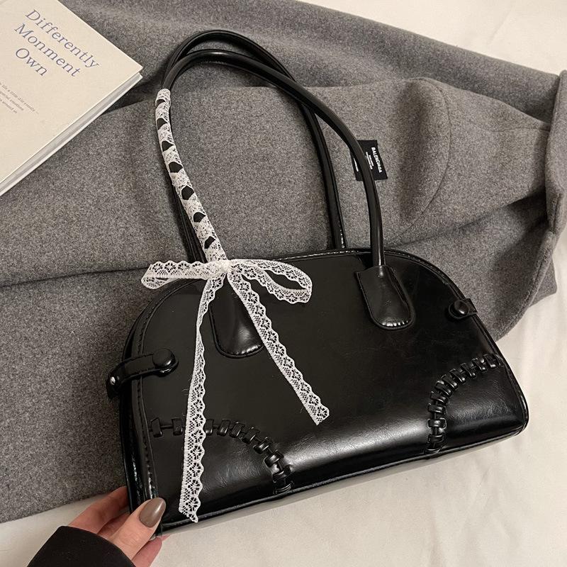 Large-capacity Bag Women's Spring and Summer 2025 New Simple and Versatile Shoulder Bag Texture Casual Work Commuter Pillow Bag