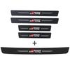 Car Rear Trunk Bumper Plate Door Sill Protector Stickers For Toyota GR Sport Racing Corolla Aqua Avensis Prius RAV4 Yaris Camry