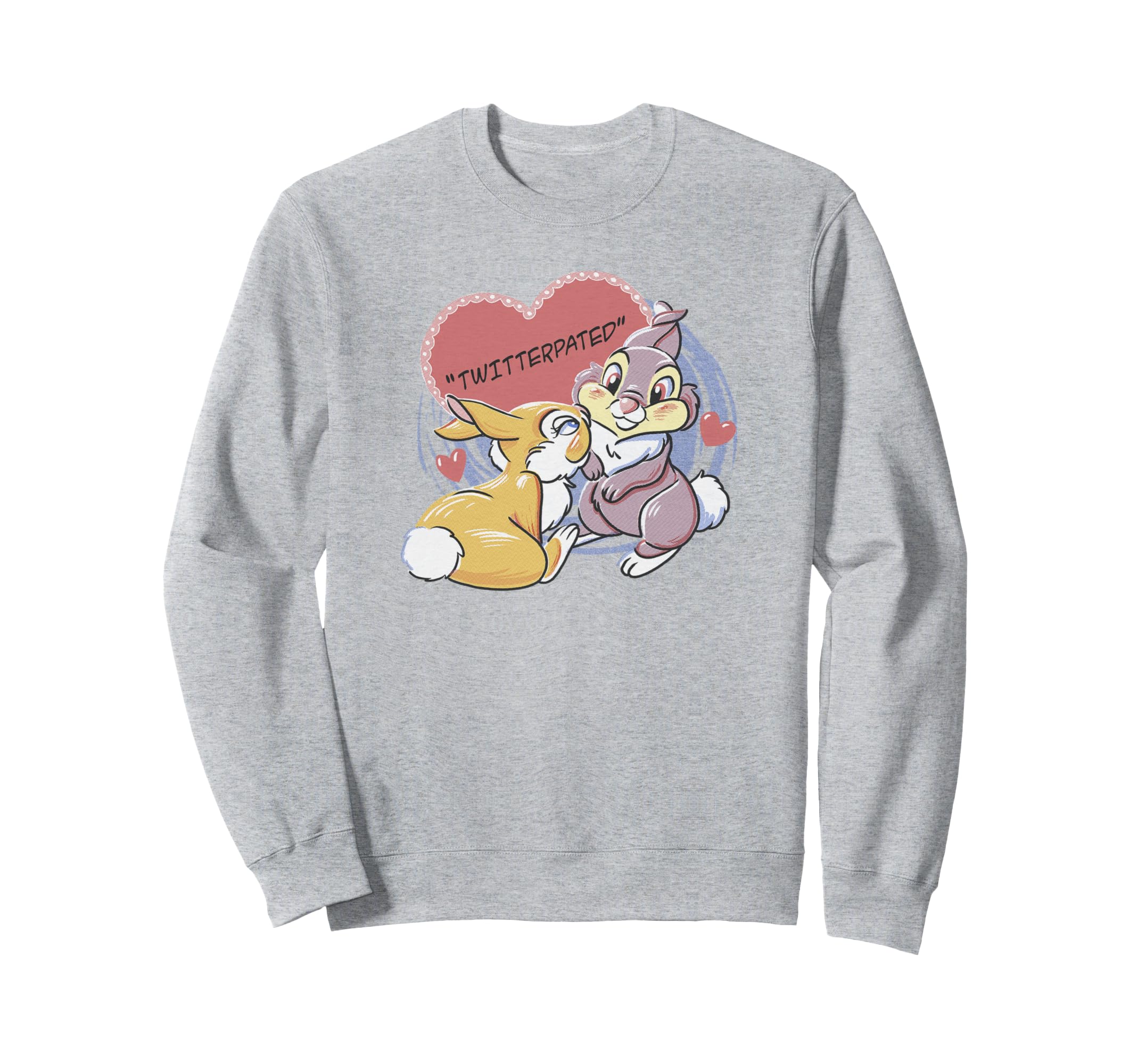 

Disney Bambi Thumper & Miss Bunny Valentine s Day Vintage Sweatshirt