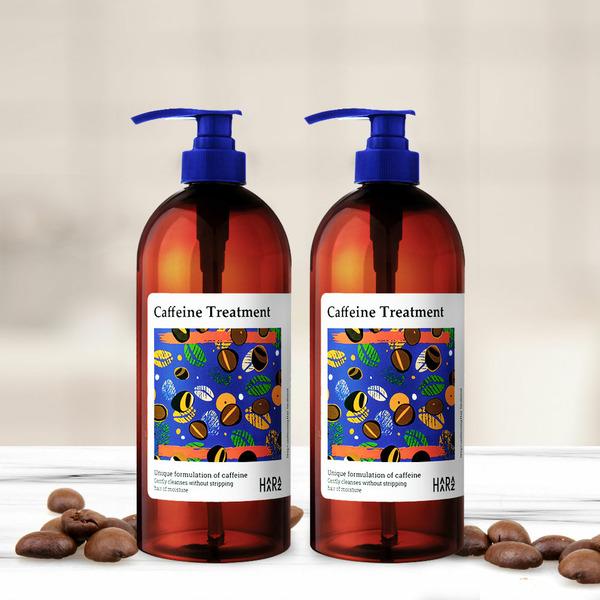 HAARAZ Caffeine Treatment Large Capacity 1000ml [2 ea] 2 x 1000ml treatment