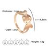 Triple Moon Goddess Pentagram Rings for Women Stainless Steel Pentacle with Two Moons Ring Wicca Amulet Jewelry Gift
