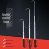 Telescopic Aluminum Ice Fishing Rig with Stainless Steel Hooks and Fish Hook Remover