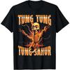 Surreal Italienisches Brainrot Meme Tung Tung Tung Sahur T-Shirt