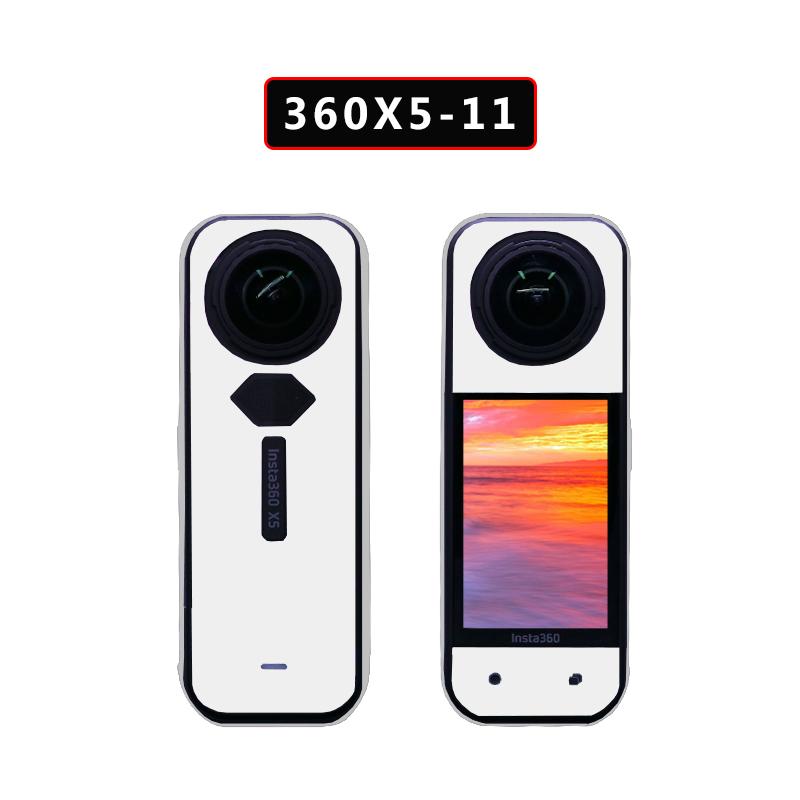 Anti-scratch Body Frame Protective Film For Insta360 X5 Decals Decoration PVC Sticker For Insta360 X5 Sports Camera Accessories