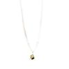 Altesse [L5355] - Gold Plated Necklace 'Calypso' Black White