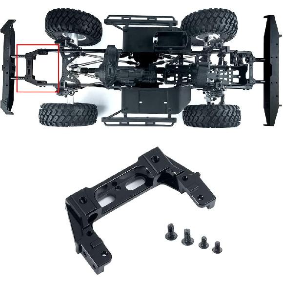 RCLIONS Front&Rear Bumper Mount Stand CNC Aluminum Alloy for AXIAL SCX10 II 90046 1/10 RC Crawler Car Upgrades