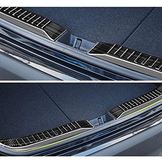TANGDUTUTU Rear Bumper Step Guard for Toyota Yaris Cross September 2020 and Stainless Interior Rear Bumper Luggage Step Stain and Scratch Black