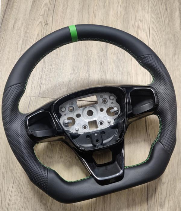 Fit for Ford Transit Custom 2019+ Perforated Leather Steering Wheel Replacement