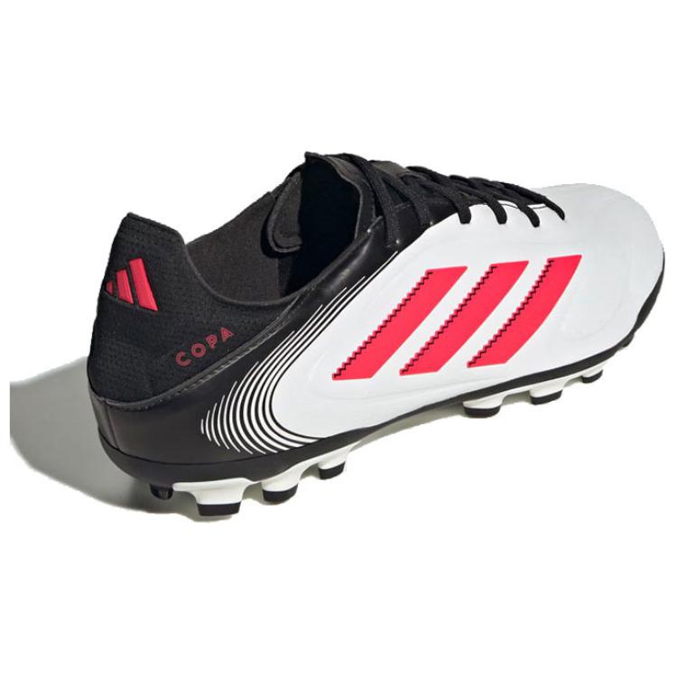 Adidas Copa Pure 3 League Comfortable Soft AG (Rubber Short Studs) Non-Slip Wear-Resistant Soccer Shoes Unisex Soccer Shoes White Red Black IE1172