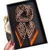 Simple lines imitation velvet herringbone pattern cotton and linen small square scarf silk scarf headscarf shawl sun protection scarf women's scarf