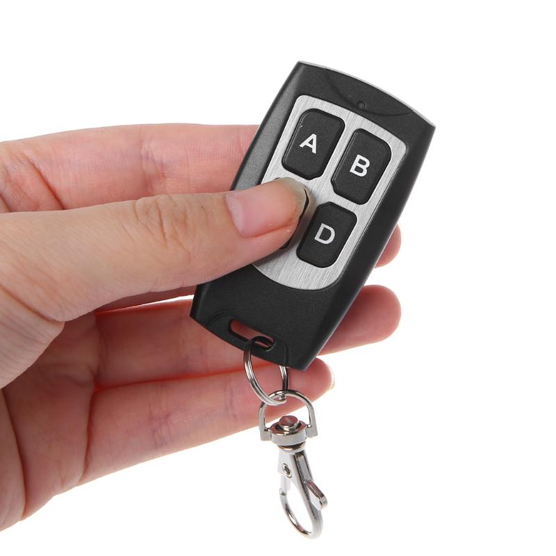 New DC 12V 4CH Wireless Remote Control Switch 1 Receiver + 2 Transmitters 433MHz