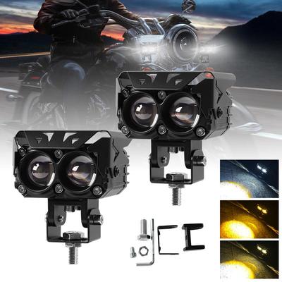 1 par de luz de trabalho de holofote LED offroad 4x4 para carro e motocicleta com lente de projetor para barco, trator, caminhão, SUV, luz de neblina LED