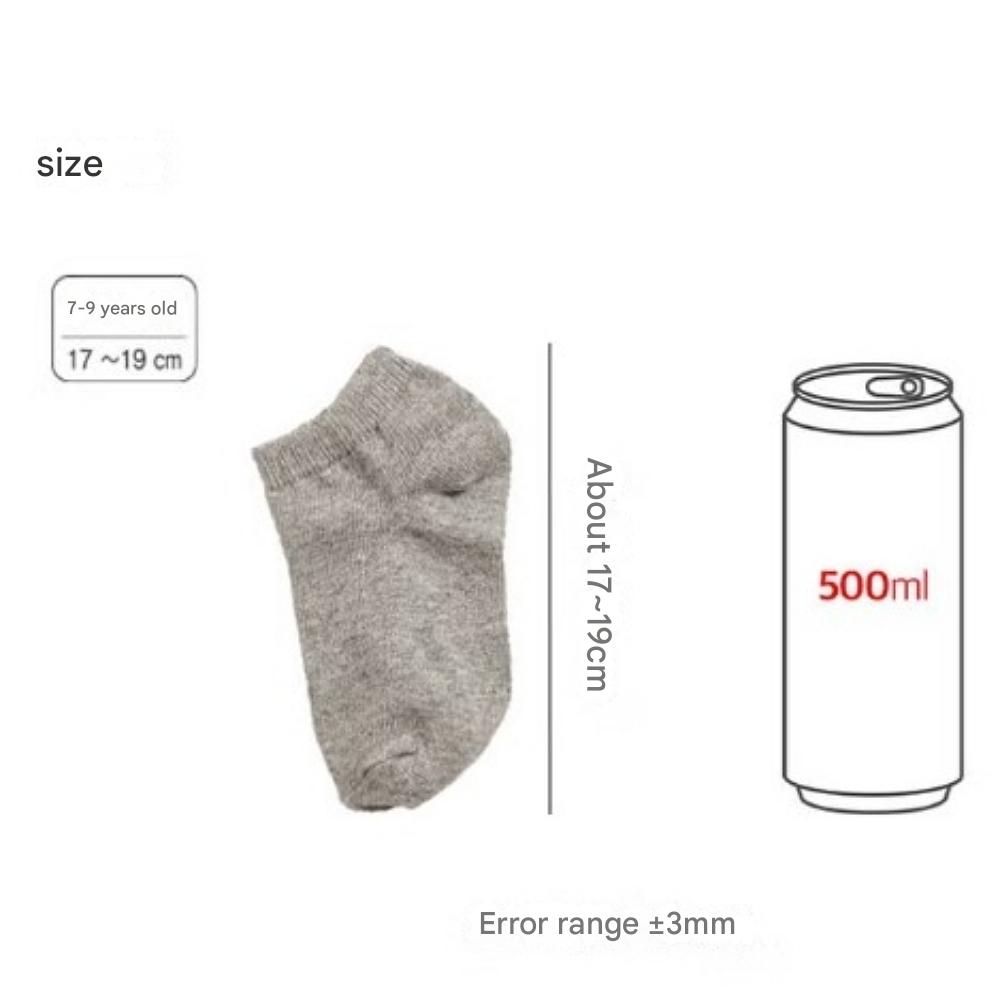 7 Paar Kinder-Sneakersocken [13~2](US) 12.5~1.5(Vereinigtes Königreich)31~33.5(EU)]