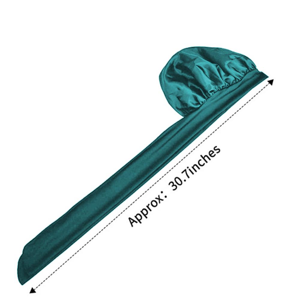 Soft Women Sleep Cap Wide Band Hair Bonnet with Tie Nightcap Reusable Sleeping Hat Portable Hairstyling SPA Barbershop