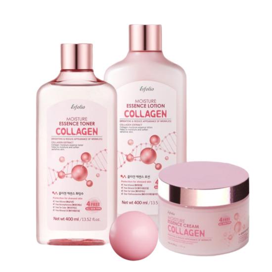 a0279  Esfolio Collagen Basic 3-Piece Skincare Set