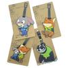 Zootopia Cute Cartoon Silicone Luggage Tag - Judy, Nick, Sloth Design