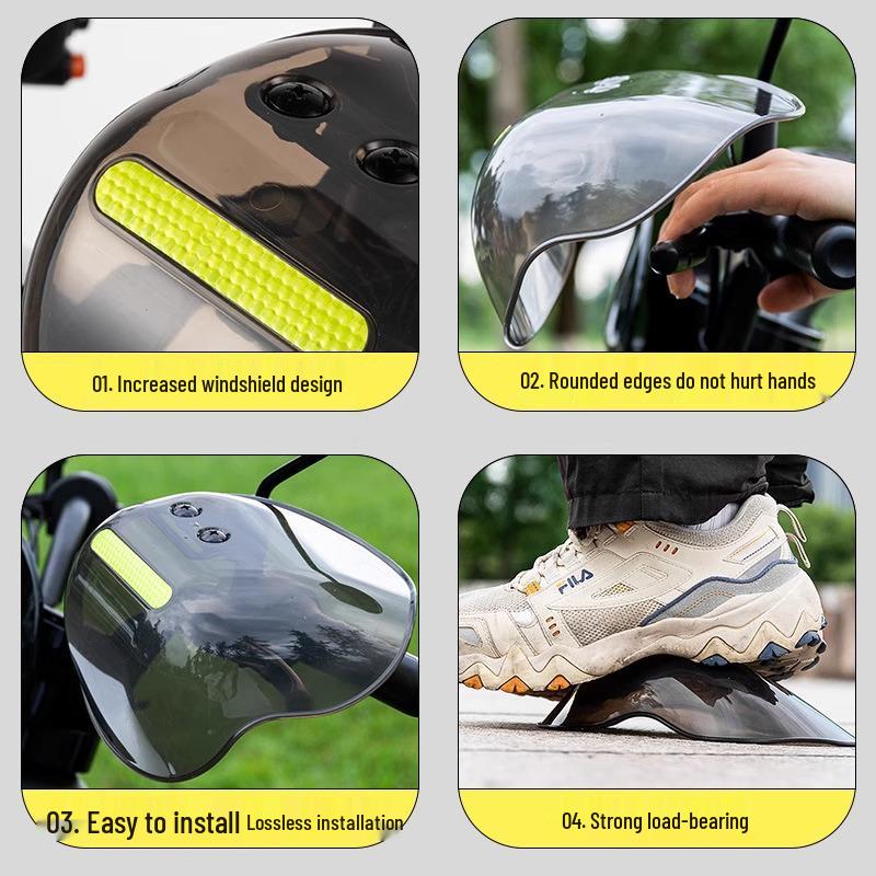 Electric Motorcycle Handlebar Covers: Waterproof, Windproof, Sunshade, Anti-Fall, Universal for All Seasons