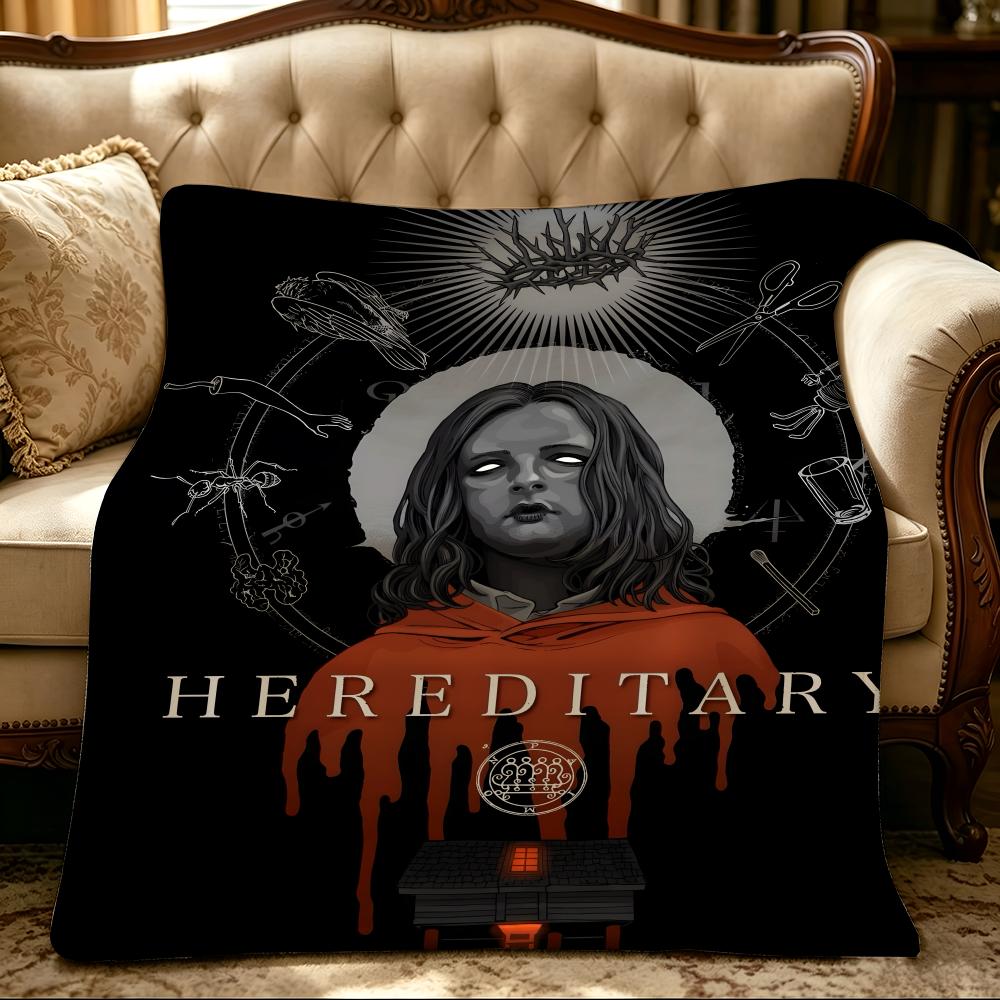 movie H-Hereditary-Y Throw Thick Comfort Flannel Quilt, Multi-scene Use Indoor Outdoor Daily Nap