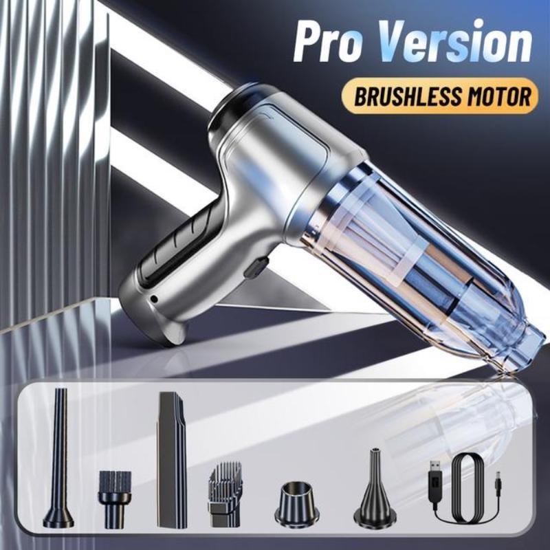 12000PA Wireless Car Vacuum Cleaner Powerful Cleaning Machine Car Accessories Home Auto Mini Portable Cordless Cleaner Strong Suction