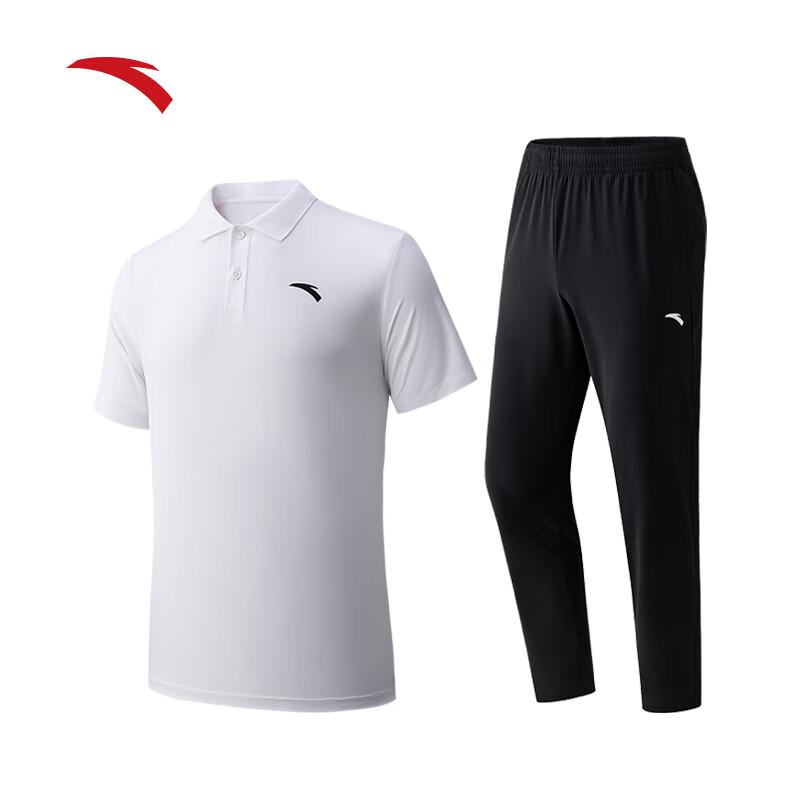 Anta Men s Quick-Dry Polo & Pants Set 2XL