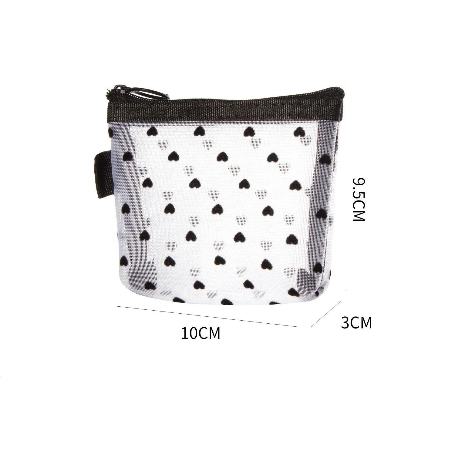 

Сетчатая косметичка Love, студенческая многофункциональная портативная дышащая прозрачная сумка для визуального хранения, сумка Таро