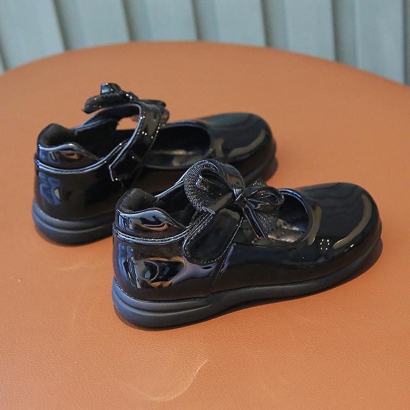 Chaussures de Performance en Cuir pour Filles Printemps/Automne 2026 - Semelle Souple, Style Coréen Chaussures de Princesse pour Enfants