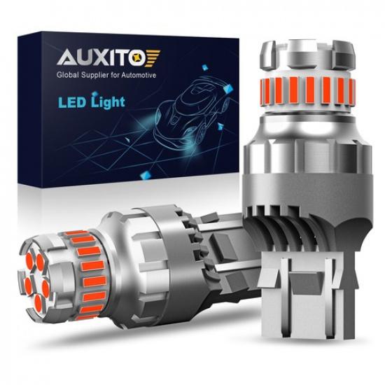 AUXITO 7443 7440 Alert Flash Strobe Blinking LED Brake Tail Light Bulb 2F EXV