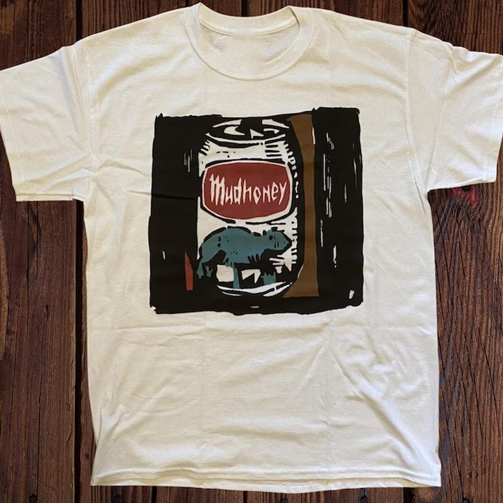 Mudhoney rock band T-shirt white Short sleeve All Sizes S-5Xl XXXL