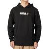 Puma Front Printed Letter Logo Hoodie Long Sleeve Sweatshirt Men Sweatshirt Black 846547-01