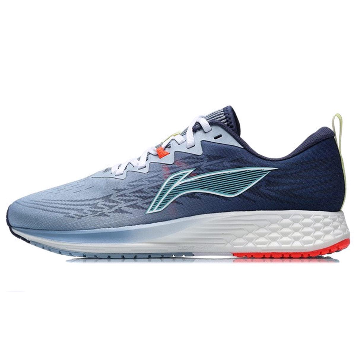 

новые кроссовки LiNing Red Hare 4 с амортизацией, противоскользящие и износостойкие, с низким верхом, небесно-голубые 39.5