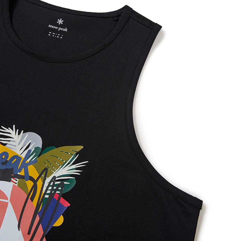 [Snowpeak] [Snowpeak X Sung Nakjin] Graphic Sleeveless Top Black (S24MMFST72)