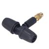 10Pcs Copper Atomizing Nozzles 8/11mm Adjustable Gardening Atomizing Nozzle with Tee Pipes for