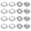 50 Sets 9,5/11 mm Metall Eisen Druckknöpfe Rhodium Druckknöpfe Druckknöpfe Befestigungselemente DIY Handnähen Leder Kleidung Schmuck Zubehör