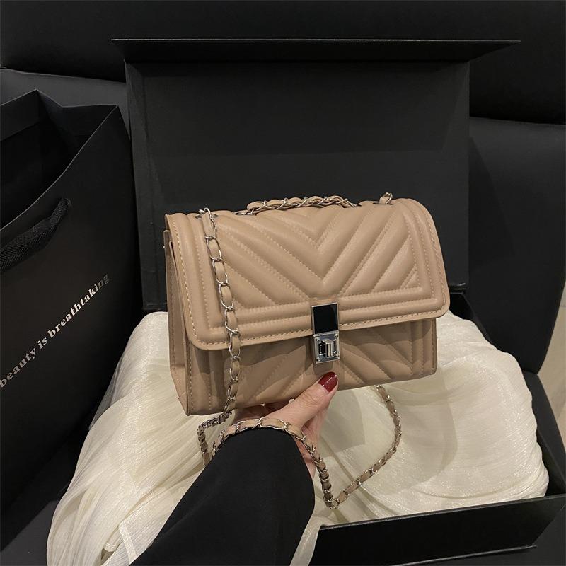 Sac de marque niche tendance été nouvelle mode chaîne polyvalent texture haute qualité diamant sac à bandoulière messager pour femmes