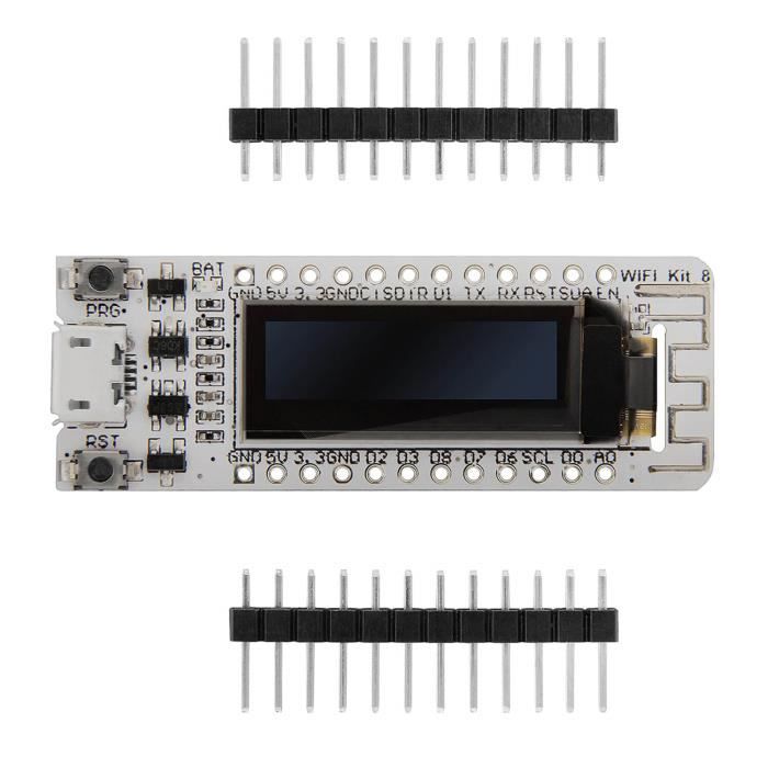 Microcontrôleur - AZ-DELIVERY - ESP8266 Avec Écran OLED 0,91" - Blanc - Intérieur