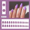 24pcs Star Butterfly False Nails Long Almond Press On Nails Manicure Fake Nials  DIY